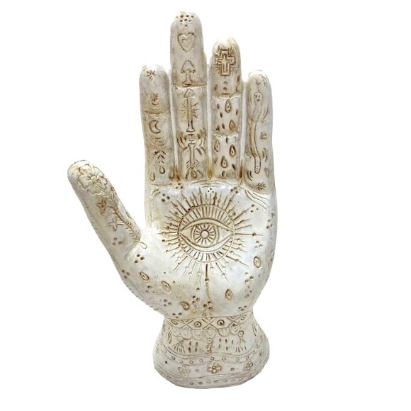 Mystical Psychic Fortune Teller Chirology Palmistry Hand Palm Witchcraft Decor - Picture 1 of 7